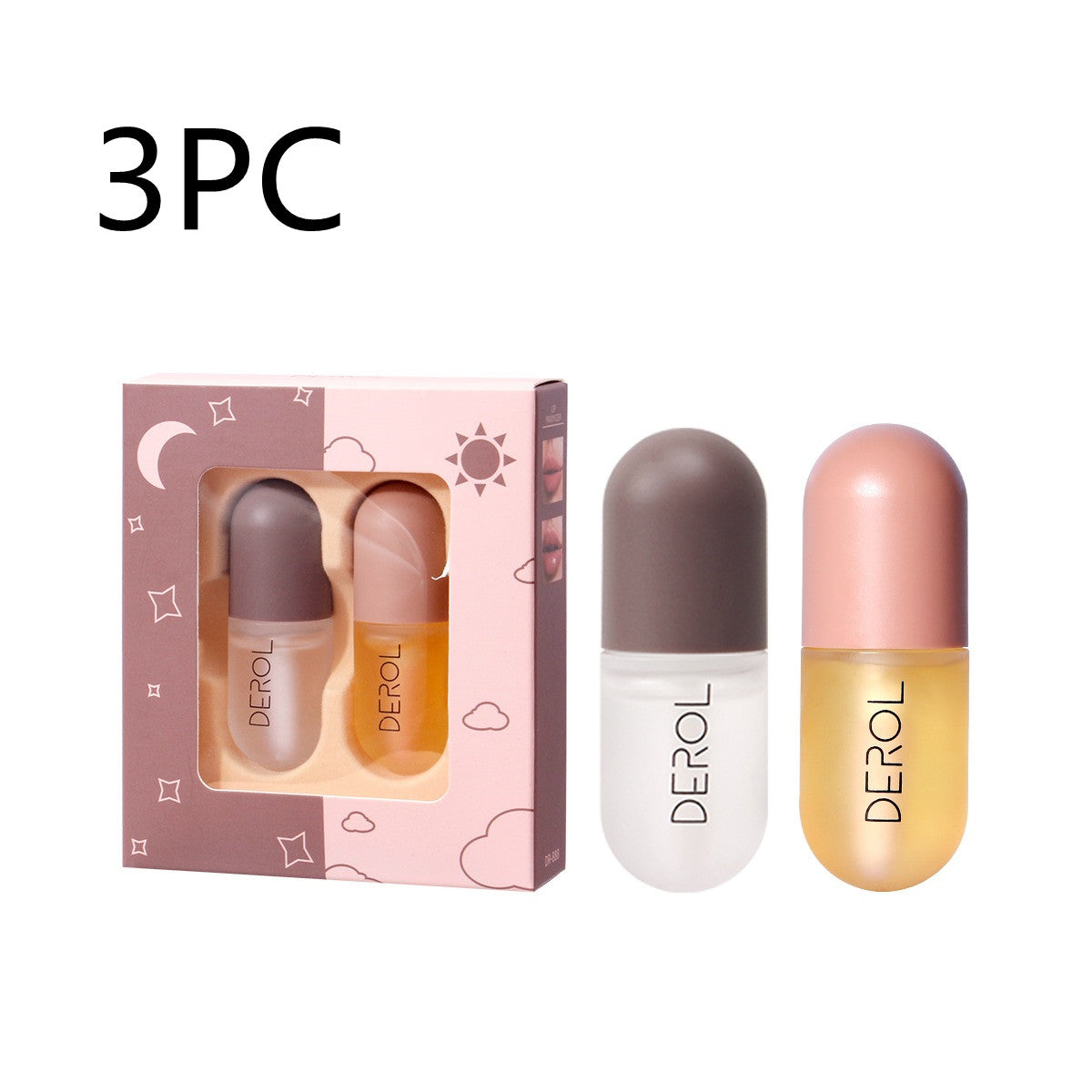 Day Night Instant Volume Lip Plumper Oil Clear Lasting Nourishing Repairing Reduce Lip Fine Line Care Lip Beauty Cosmetics