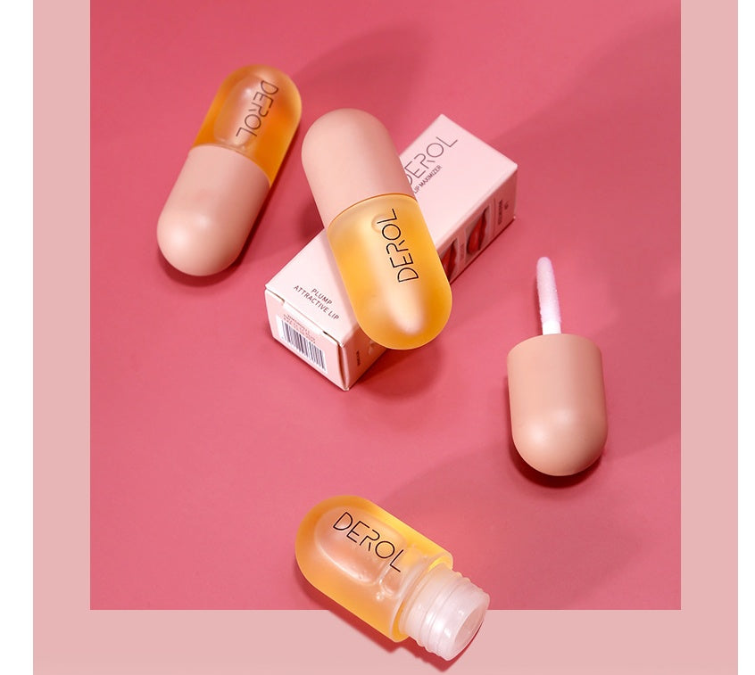 Day Night Instant Volume Lip Plumper Oil Clear Lasting Nourishing Repairing Reduce Lip Fine Line Care Lip Beauty Cosmetics