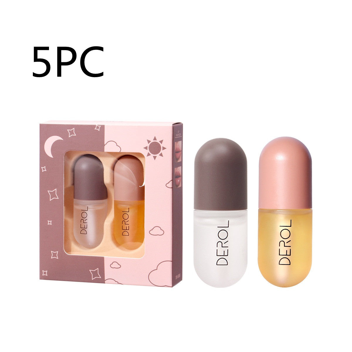Day Night Instant Volume Lip Plumper Oil Clear Lasting Nourishing Repairing Reduce Lip Fine Line Care Lip Beauty Cosmetics